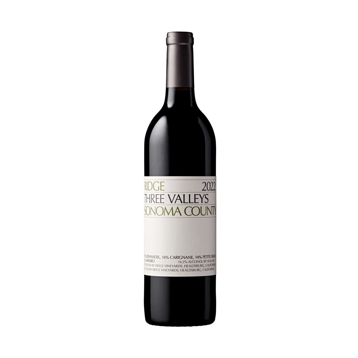 Ridge Three Valleys Zinfandel – PlumpJack Wine and Spirits