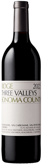 Ridge Three Valleys Zinfandel