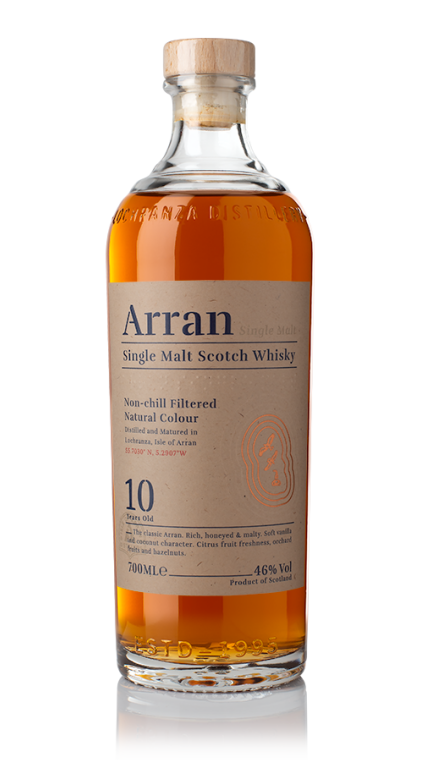 Arran 10 year old Single Malt Scotch – PlumpJack Wine and Spirits