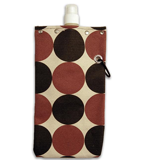 Tote+Able Canvas Dots Wine Flask