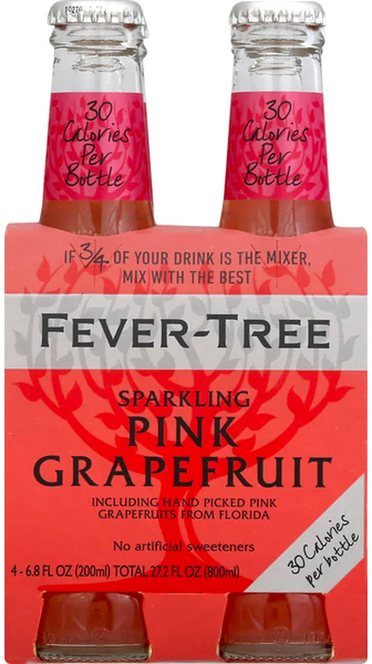 Fever Tree Pink Grapefruit 4 Pk