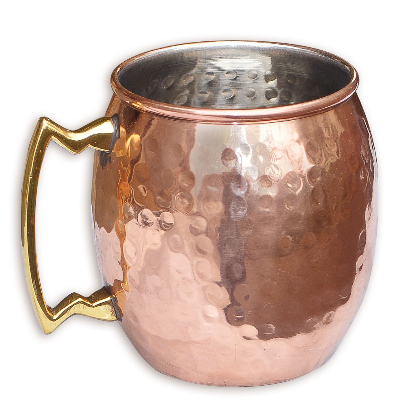 Mulled Wine & Cider Mug - Glass & Stainless Steel with Gold Finish - 12 oz